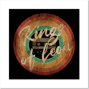 Kings of Leon Vintage Circle Art Posters and Art